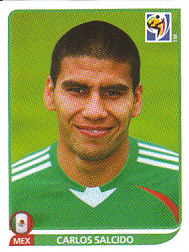 Carlos Salcido Mexico samolepka Panini World Cup 2010 #52